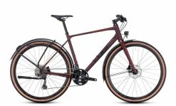 Vélo Gravel - CUBE - Nulane Race FE Rubyred´n´black